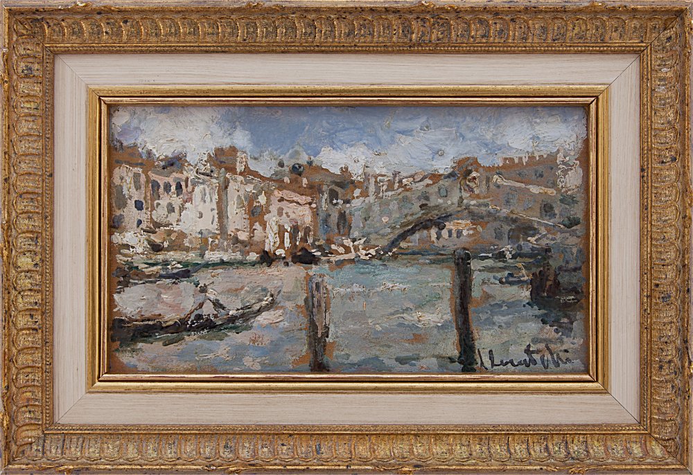 luigi locatelli: Venezia, ponte di Rialto